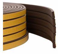 vidaXL joint de fenêtre autocollant Marron 10 x 4 mm 100 m Mousse EPDM