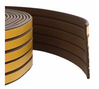 vidaXL joint de fenêtre autocollant Marron 9 x 3 mm 100 m Mousse EPDM