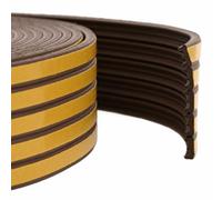 vidaXL joint de fenêtre autocollant Marron 9 x 4 mm 100 m Mousse EPDM