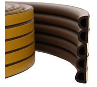 vidaXL joint de fenêtre autocollant Marron 9 x 8 mm 100 m Mousse EPDM
