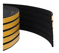 vidaXL joint de fenêtre autocollant Noir 8 x 2 mm 100 m Mousse EPDM