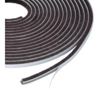 vidaXL Joint de porte autocollant PP marron 5 m