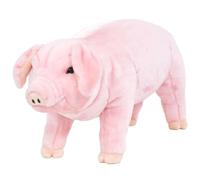 vidaXL Jouet en Peluche Cochon Rose XXL Bébé Poupée Doudou Enfants Maison