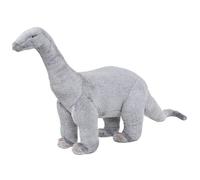 vidaXL Jouet en peluche Dinosaure Brachiosaurus Gris XXL 91345