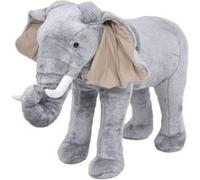 vidaXL Jouet en peluche Éléphant Gris XXL 91334 Gris G