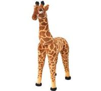 vidaXL Jouet en peluche Girafe Marron et jaune XXL 91336 Brun G
