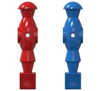 vidaXL Joueurs de baby-foot 22 pièces Bleu/Rouge 2,4x2,1x9,7 cm PP usage intérieur Durable