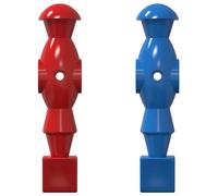 vidaXL Joueurs de table de football 22 pcs Bleu et Rouge