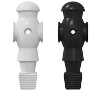 vidaXL Joueurs de table de football pour 3.6 x 3.1 x 10.8 cm de tige 24 pcs