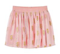 vidaXL Jupe avec Tulle et Broderie Glace à l'eau pour Enfants Jupette Rose Clair 116