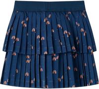 vidaXL Jupe pour enfant bleu marine 140