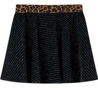 vidaXL Jupe pour enfants avec ceinture en imprimé léopard noir 140