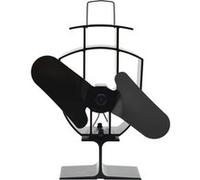 vidaXL Kachelventilator met 2 vinnen zwart51235 Noir G