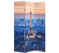 Cloison de Séparation Pliable 120x170 cm Paris la Nuit Paravent Chambre vidaXL