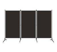 vidaXL Kamerscherm met 3 panelen 260x180 cm bruin320732 Brun G
