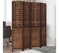 vidaXL Cloison de Séparation 4 Panneaux, Séparateur de Pièce, Écran d'Intimité, Paravent de Salon Chambre, Marron Foncé Bois de Paulownia Massif Marron https://www.fnac.com/mp50012212/vidaXL-Cloison-de-separation-4-panneaux-marron-fonce-paulownia-massif/w-4?oref=47e97bff-5b80-b824-a1a8-0cea84337bbe