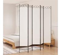 vidaXL Paravent 5 panneaux en tissu 200 x 220 cm Anthracite