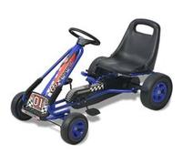 Kart à pédale avec siège ajustable Bleu