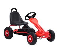Vidaxl Kart À Pédales Avec Pneus Rouge
