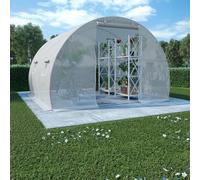 vidaXL Kas 9 m² Broeikas Tuinkas Plantenkas Groentenkas Kweekkas Kassen Tuin Plant Bloem Tuinkassen Kweekkassen Plantenkassen Kweken