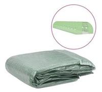 Vidaxl Couverture De Remplacement De Serre (54 M?) 300x1800x200cm Vert Vert