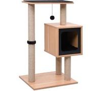 Arbre À Chat Avec Tapis À Gratter En Sisal 82 Cm Vidaxl Vidaxl Noir