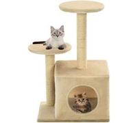 Vidaxl Arbre À Chat Avec Griffoir En Sisal 60 Cm Beige