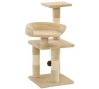 vidaXL Arbre à chat avec griffoirs en sisal 65 cm Beige