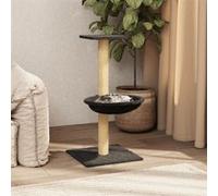 171590 vidaXL Arbre à chat avec griffoir en sisal Gris foncé 74 cm
