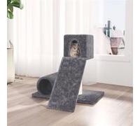 Kattenmeubel met sisal krabpalen 59 cm donkergrijs171608