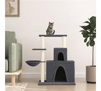 vidaXL Kattenmeubel met sisal krabpalen 83 cm donkergrijs171767 Gris G