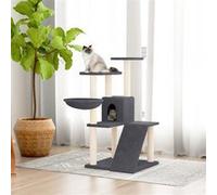 vidaXL Kattenmeubel met sisal krabpalen 94 cm donkergrijs171704 Gris G