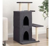 Vidaxl Arbre À Chat Avec Griffoirs En Sisal Gris Foncé 97 Cm