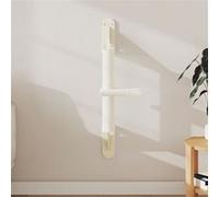 vidaXL Arbre à chat mural avec griffoir crème 85,5 cm, tour à chat, griffoir pour chat, tour à chat murale, meuble pour 172392