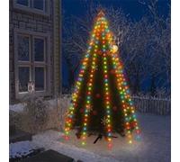 Vidaxl Guirlande Lumineuse D'arbre De Noël 250 Led Colorées 250 Cm