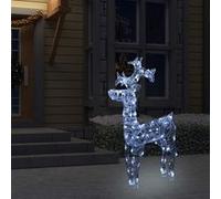 vidaXL Kerstdecoratie rendieren 90 LED's 60x16x100 cm acryl289961 Cold white G