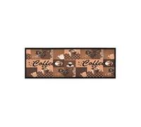 Vidaxl Tapis De Sol De Cuisine Lavable Marron Cafã© 45x150 Cm