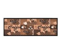Keukenmat wasbaar Coffee 60x180 cm bruin315971