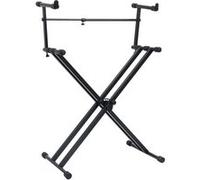 Support De Clavier À Double Empattement Et Cadre En X Noir