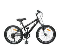 Vidaxl Kids Mountain Bike 24 Pouces 6-Speed Pour Les 8-12 Ans Noir
