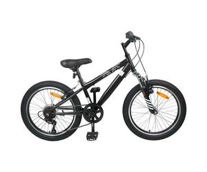 Vidaxl Kids Mountain Bike 24 Pouces 6-Speed Pour Les 8-12 Ans Noir