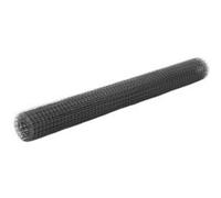 vidaXL Grillage en acier revêtu de PVC 25 x 1,5 m gris