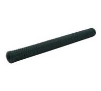 vidaXL Grillage en acier hexagonal 25 x 1,5 m revêtement PVC 0,7 mm Vert