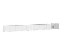 vidaXL Kippenhok 1000x91x100 cm gegalvaniseerd staal grijs3106467 Gris G