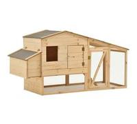 vidaXL Kippenhok 178x67x92 cm massief grenenhout 170915 Brun G