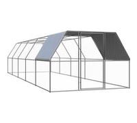 Vidaxl Poulailler D'extérieur 3x10x2 M Acier Galvanisé