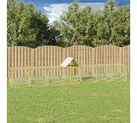 Kippenhok 700x100x150 cm geÃ¯mpregneerd massief grenenhout3102984