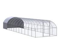 Kippenren 3x12x2 m gegalvaniseerd staal3095477