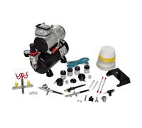 vidaXL Kit complet Airbrush professionnel avec 3 pistolets