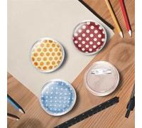 Kit de badges à bouton avec épingles 100 sets Acrylique 37 mm